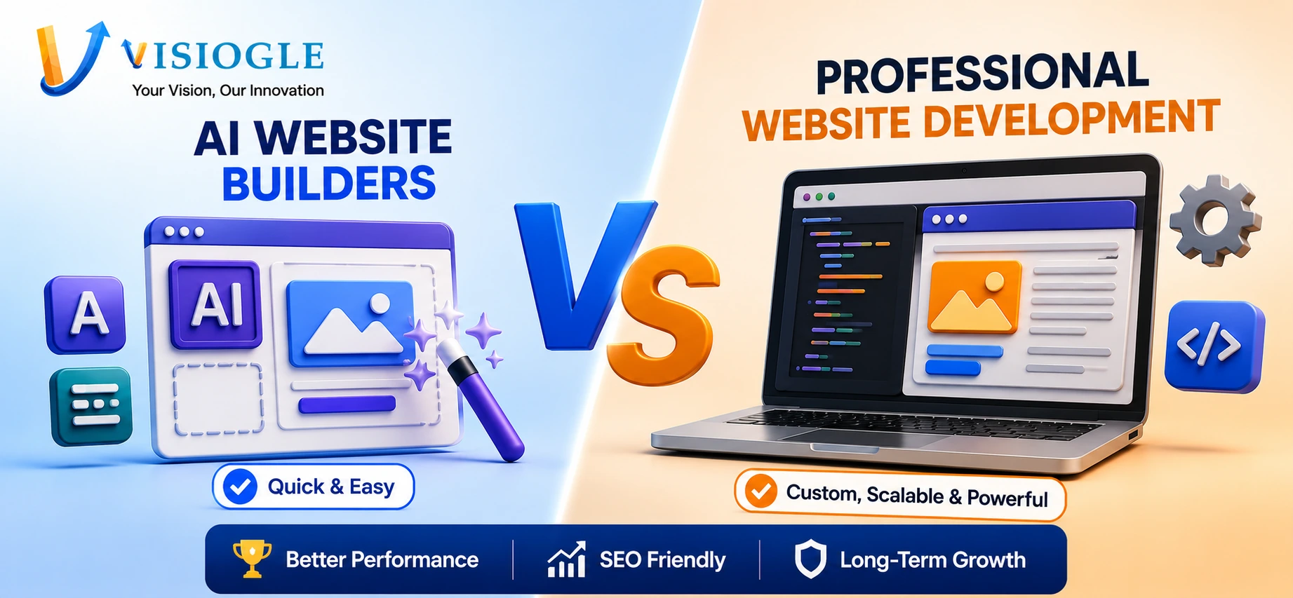 AI Website Builders vs Professional Website Development